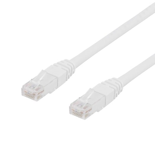 Deltaco Cat6 Network cable, 15m, white Deltaco Cat6 Network cable, 15m, white