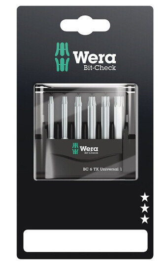 Wera 05073637001, 6 Stykker, Torx, Tx10, Tx15, Tx20, Tx25, Tx30, Tx40, Stål, 1X Tx 10X50 Mm 1X Tx 15X50 Mm 1X Tx 20X50 Mm 1X Tx 25X50 Mm 1X Tx 30X50 Mm 1X Tx 40X50 Mm, Ce, Gs, Dve Wera 05073637001, 6 Stykker, Torx, Tx10, Tx15, Tx20, Tx25, Tx30, Tx40, Stål, 1X Tx 10X50 Mm 1X Tx 15X50 Mm 1X Tx 20X50 Mm 1X Tx 25X50 Mm 1X Tx 30X50 Mm 1X Tx 40X50 Mm, Ce, Gs, Dve