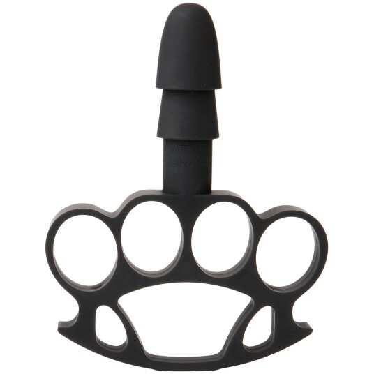 Doc Johnson Vac-U-Lock Knuckle Up Håndtak      - Svart