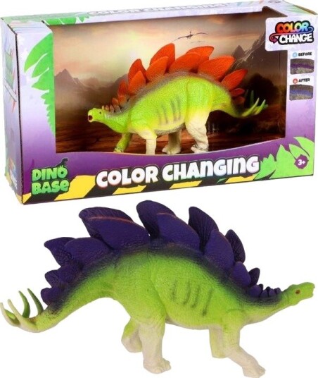 Stegosaurus Med Fargeendring Dinosaurfigur Som Skifter Farge