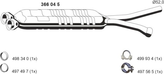Midtre lydpotte ERNST 366045 Midtre lydpotte ERNST 366045