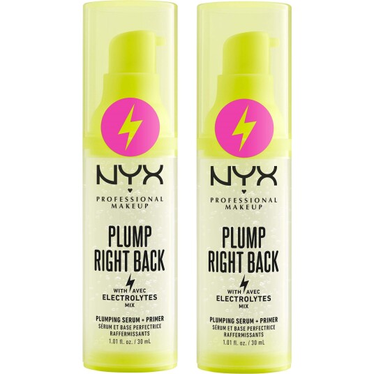NYX PROFESSIONAL MAKEUP Bundle Plump Right Back Primer + Serum 30 ml x NYX PROFESSIONAL MAKEUP Bundle Plump Right Back Primer + Serum 30 ml x