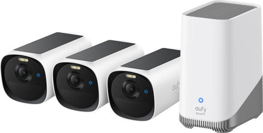 Eufy E40 3-Kamera Overvåkningssystem med HomeBase S380 Eufy E40 3-Kamera Overvåkningssystem med HomeBase S380