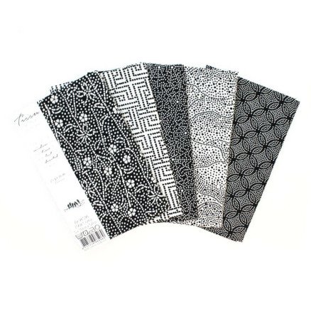 Tissu De Marie Tissu de Marie Fat Quarter Neutral Flower 50x57cm 5 stk