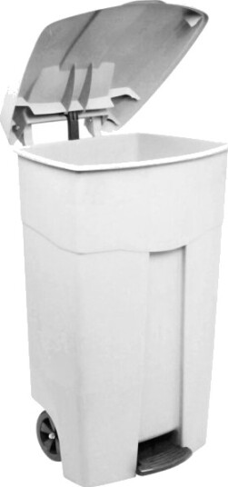 Affaldscontainer V Part Hvid Plast 125 L Med Håndtag