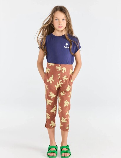 THE ANIMALS OBSERVATORY Rooster Kid T Shirt Dark Garden Navy 92 THE ANIMALS OBSERVATORY Rooster Kid T Shirt Dark Garden Navy 92