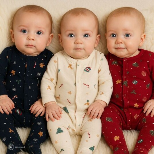 Name It Whitecap Gray Xmas AOP Nbnvismas Ls Nightsuit 74