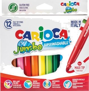 Tusjer Carioca jumbo 12pk Tusjer Carioca jumbo 12pk