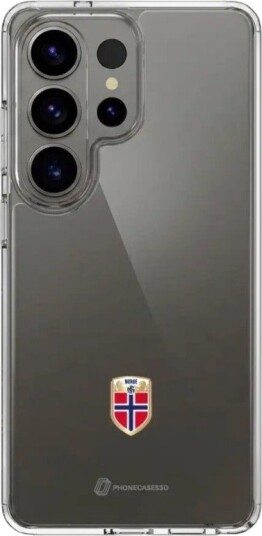Phonecases3D Samsung Galaxy S26 Ultra Norges Fotballforbund Clear case -mobildeksel, svart