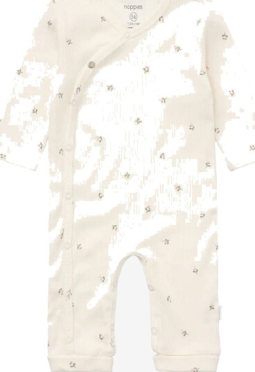 Noppies Playsuit Ls Aop EGRET 74