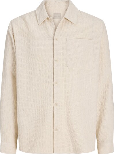 Jack & Jones Jjaustin Waffle Shirt Ls Cream L