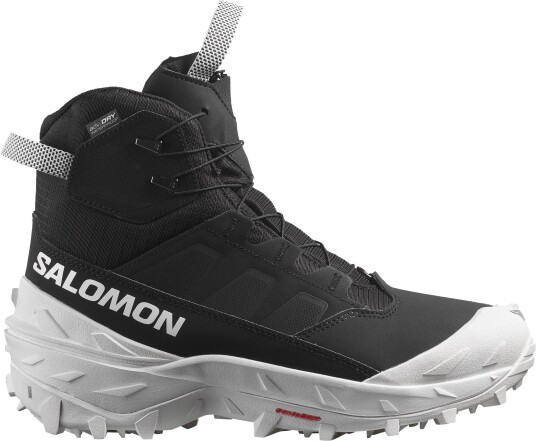 Salomon Men's Crosstrak Powder Waterproof Black/Black/White Black / Black / White 47 1/3