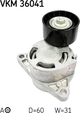 Strammehjul kilerem SKF VKM 36041