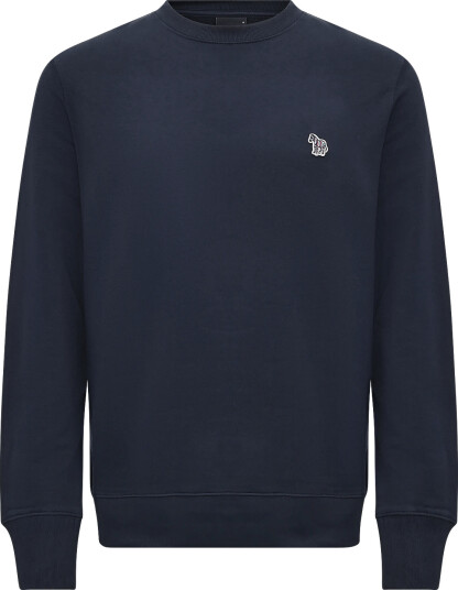 PS Paul Smith Mens Reg Fit Sweatshirt Zebra Navy S