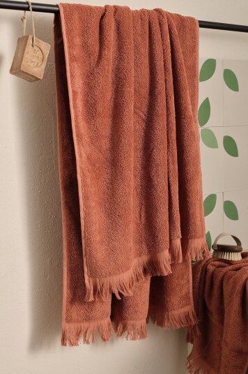 Ellos Home Badehåndkle Molly 70x140 cm Rosa