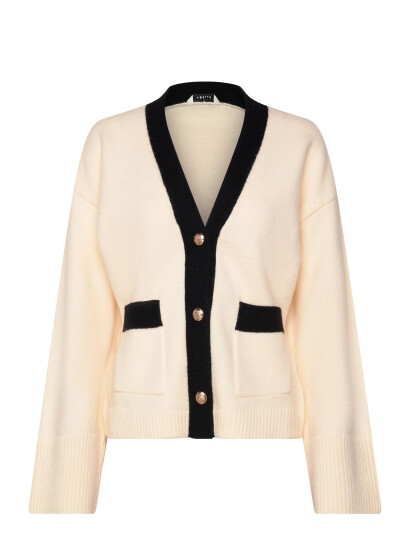 Noella N Lenyxette Knit Cardigan Cream XXL