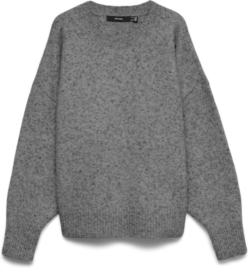 Vero Moda Vmsif Ls O Neck Pullover Noos MEDIUM GREY MELANGE XS