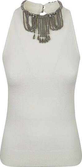 Rabanne Dame Topper Beige XS,