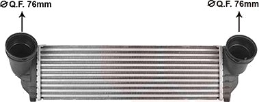 Intercooler VAN WEZEL 06014731