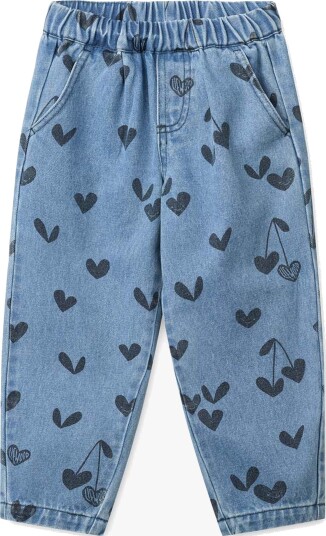 Liewood Borris Printed Denim Pants W Pocket SWEETHEARTS / DENIM 110