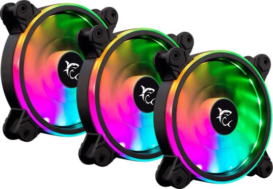 White Shark GCF-1262-04-V Nebula RGB Viftekit til PC 120mm 1100 RPM White Shark GCF-1262-04-V Nebula RGB Viftekit til PC 120mm 1100 RPM