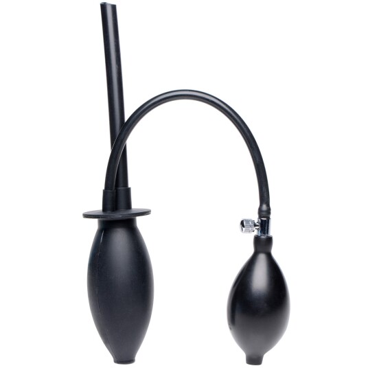 Clean Stream CleanStream Enema Plug oppblåsbar analplugg - Svart         - Svart