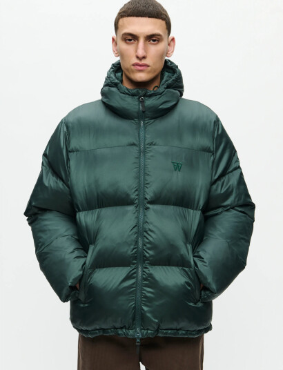 WOOD WOOD Wwclaus Puffer Jacket 25233 - Green - S WOOD WOOD Wwclaus Puffer Jacket 25233 - Green - S