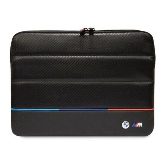 BMW CG Mobile MacBook / Laptop Carbon Skinn Sleeve m. BMW Logo 15-16" (37,5 x 27 x 2 cm) - Svart BMW CG Mobile MacBook / Laptop Carbon Skinn Sleeve m. BMW Logo 15-16" (37,5 x 27 x 2 cm) - Svart
