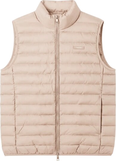 Calvin Klein Slvlss Lt Wt Nylon Puffer Vest   PLAZA TAUPE   XXL