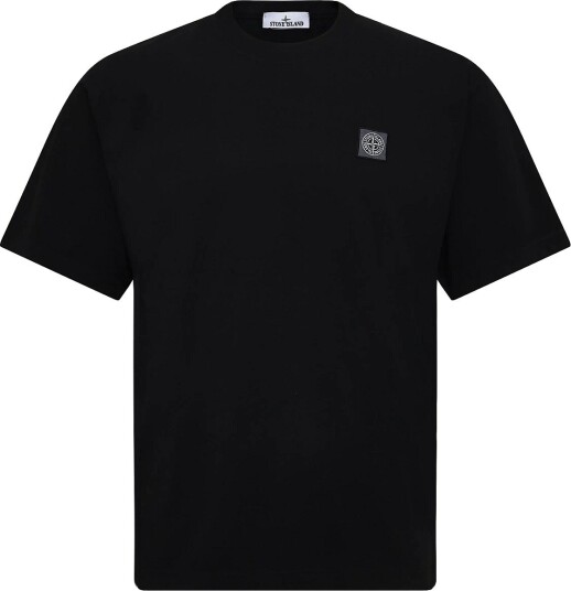 Stone Island T Shirt With Logo Patch BLACK M
