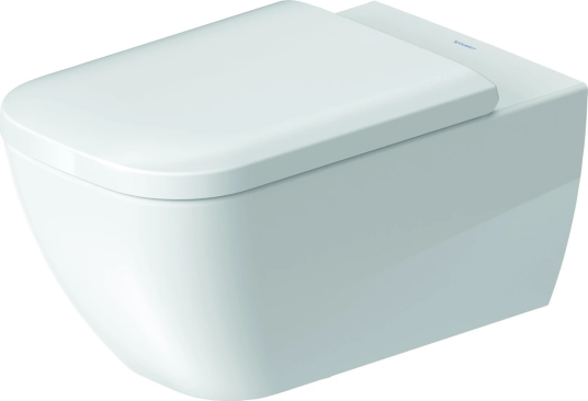 Duravit Happy D.2 Vegghengt toalett 365x620 mm, Rimless, Hvit m/WG Duravit Happy D.2 Vegghengt toalett 365x620 mm, Rimless, Hvit m/WG