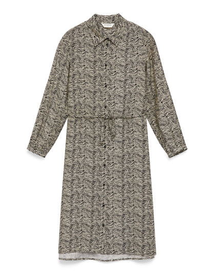 MSCH Copenhagen Mschcielo Amabella Shirt Dress Aop - Grey - XS MSCH Copenhagen Mschcielo Amabella Shirt Dress Aop - Grey - XS