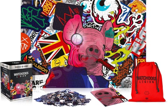 Good Loot Watch Dogs Legion Pig Mask Puslespill