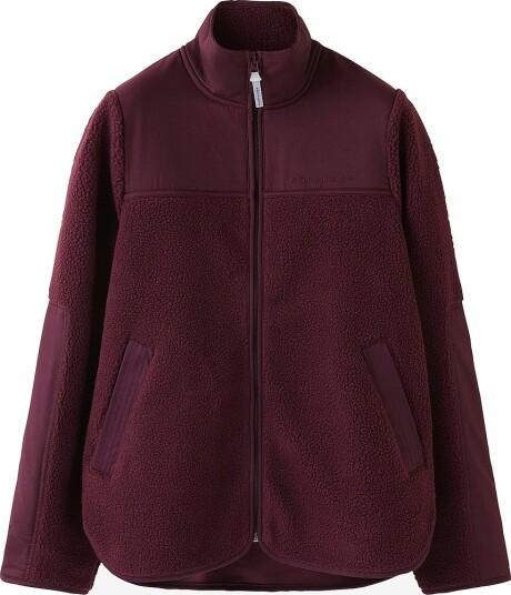 Röhnisch Jakke Phoebe Pile Jacket Rød Röhnisch Jakke Phoebe Pile Jacket Rød