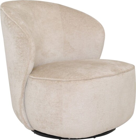 Zorevi lenestol med svingfunksjon i stoff Beige