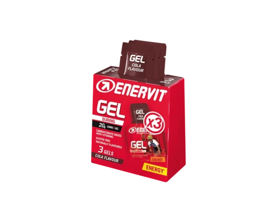 Enervit E.sport Gel 3-pack Cola 3x25ml, gel Cola