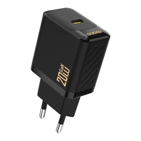 Dudao 20W GaN USB-C Vegglader - Svart