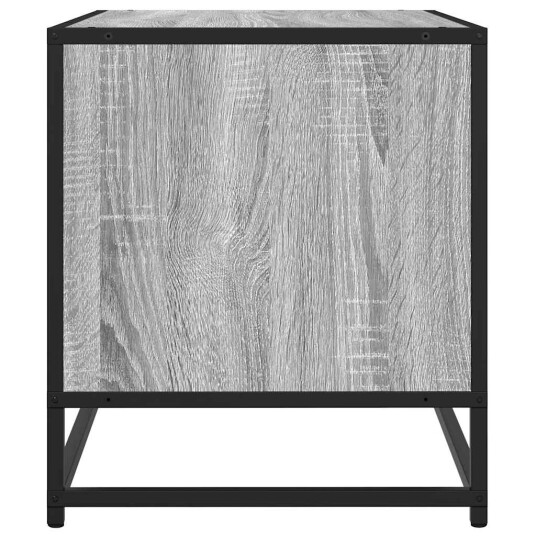 TV-benk grå sonoma 61x40x46 cm konstruert tre og metall 8721102839412