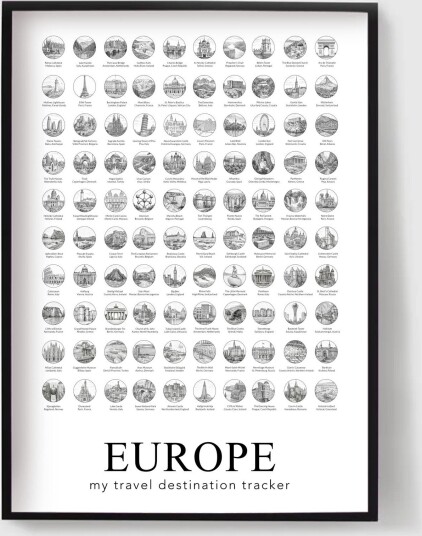 Europa Versjon 2 100 steder å besøke