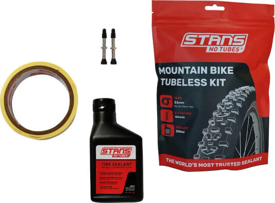 Stan's tubeless kit MTB 25mm tape og 44mm ventil Stan's tubeless kit MTB 25mm tape og 44mm ventil
