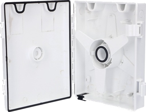 Extralink Fiber Optic Cable Coiling Box Puszka Zapasu Kabla Kabelboks Vegg Abs Syntetisk Hvit ex.0837 Extralink Fiber Optic Cable Coiling Box Puszka Zapasu Kabla Kabelboks Vegg Abs Syntetisk Hvit ex.0837