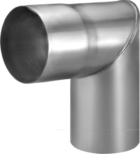 76 mm VM ZINC albuerør utvendig søm 85 grader
