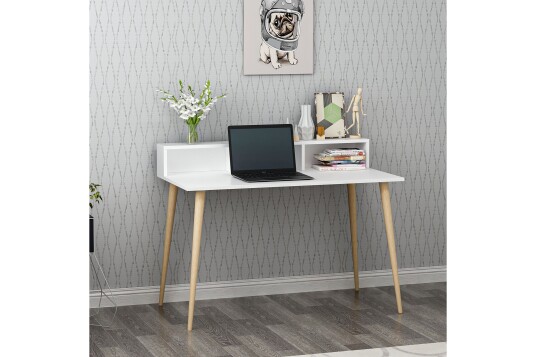 Honoria Skrivebord 75x120 cm Hvit