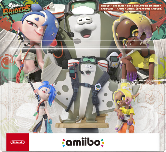 Nintendo Amiibo-figur - Splatoon - Shiver, Big Man og Frye