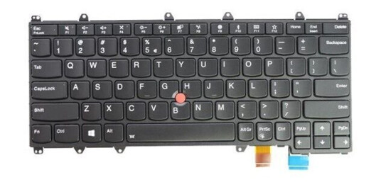 Lenovo Chicony - Brbart tastatur - til utskifting - Universal - Svart