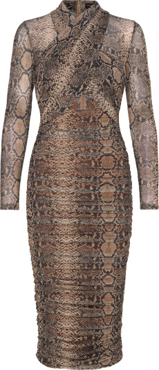 Bardot Aliyah Printed Midi Dress   Multi/patterned   XS