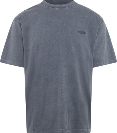 Woodbird Wbbaine Washed Tee WASHED SLATE BLUE S