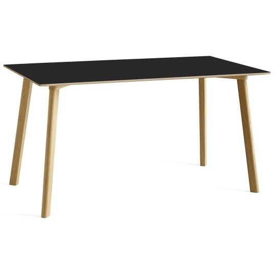 Hay CPH Deux 210 2.0 Bord 75x140 cm Sort / Vannbasert Lakkert Eik
