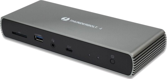 eSTUFF Thunderbolt 4 Hybrid Dokkingstasjon 3x Thunderbolt 4x USB-A HDMI DisplayPort RJ45 3,5 mm minijack 96 W