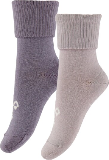 Hummel Hmlmini 2 pack sokker i ull Gray Ridge/Cloud Gray (24/27) 24/27